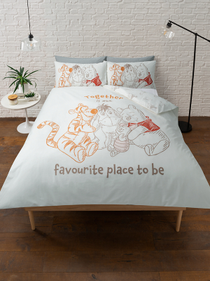 Disney Winnie The Pooh Happiness Reversible Duvet Set atelieryuwa.ciao.jp