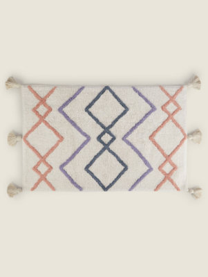 Serenity Tribal Bath Mat Home at ASDA