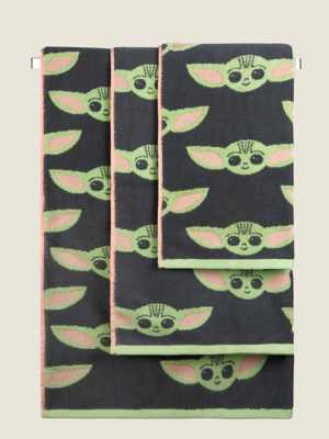 Star Wars Mandalorian Baby Grogu™ Towel Range Home at ASDA