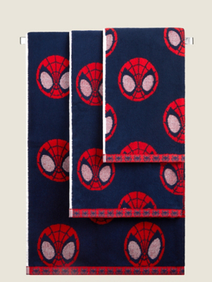 Marvel SpiderMan Towel Range Home at ASDA