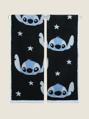 Disney Stitch Guest Towel Set of 2 Home at ASDA