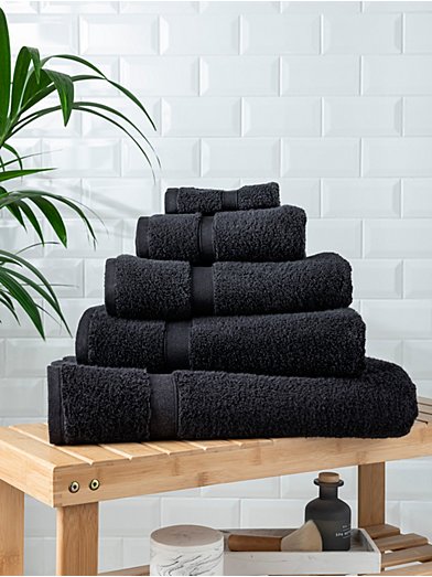 4 Pack Bath Towel Sets for Bathroom- 100% Cotton Bathroom Grey