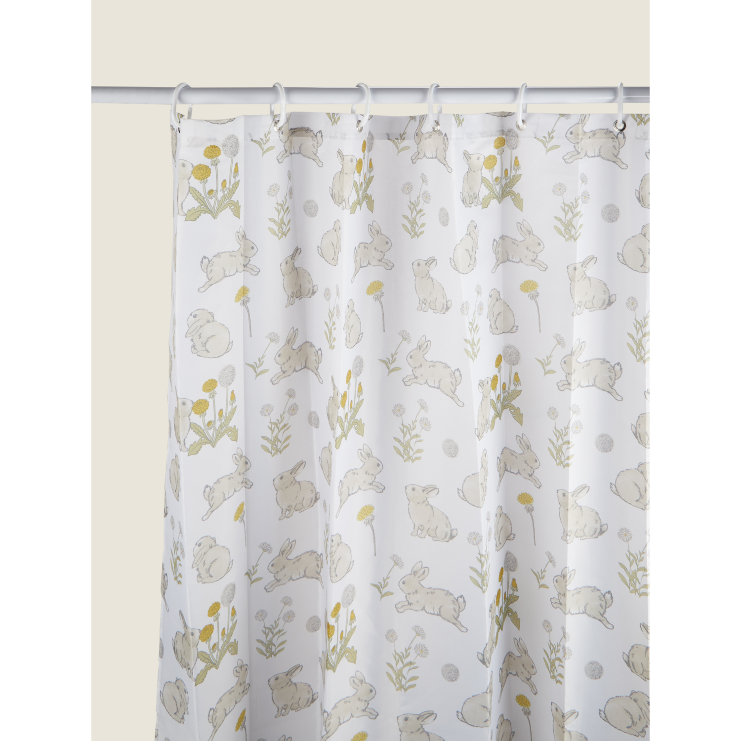George Multi Bunny Shower Curtain