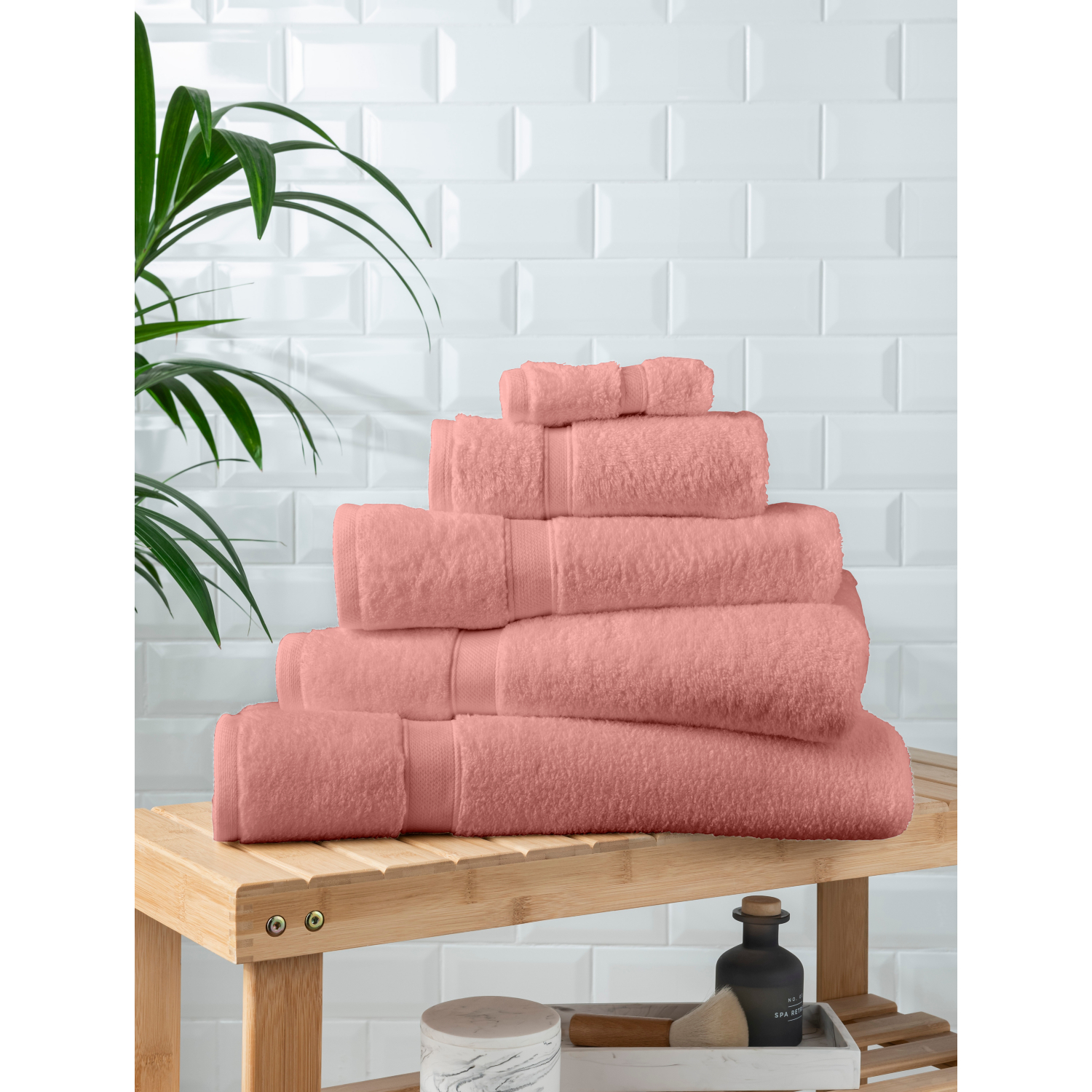 George Coral Super Soft Cotton Towel & Bath Mat Range
