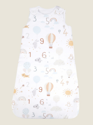 Numbers Sleep Bag 2.5 Tog Baby at ASDA