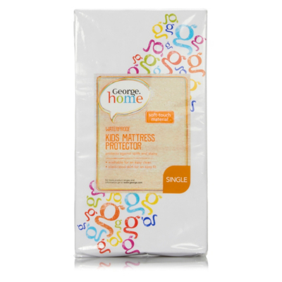 George Home Kids Waterproof Mattress Protector - Single
