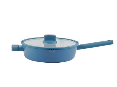 Blue & White Pure Saute Pan 28cm Home at ASDA