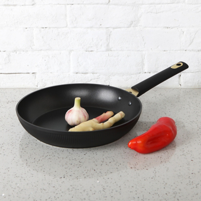 George Unisex Black Barbican Frying Pan 28Cm