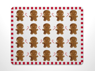 Christmas Gingerbread Worktop Saver Home at ASDA