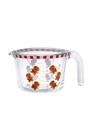Clear Christmas Gingerbread Jug Home at ASDA