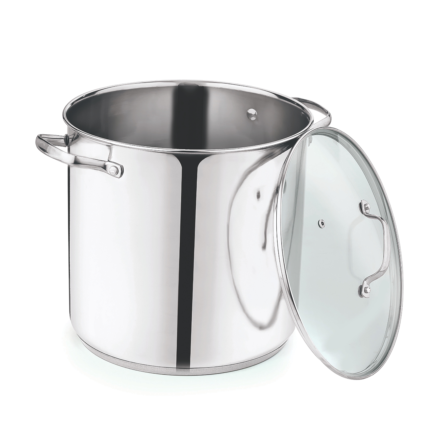 George Silver Stainless Steel Stock Pot
