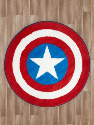 Marvel Captain Marvel Rug Home George At ASDA   5057172982066