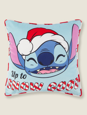 Disney Stitch Christmas Cushion Home at ASDA