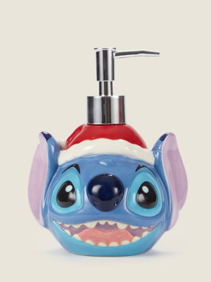 Disney Stitch Christmas Soap Dispenser Home at ASDA