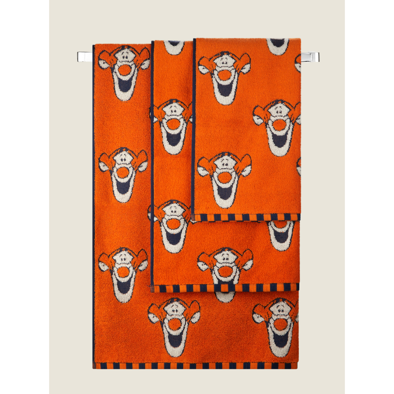 Disney Orange Winnie The Pooh Tigger Towel Range