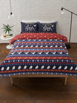 Harry Potter Hogwarts Duvet Set Home at ASDA