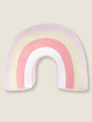 Rainbow 3D Cushion Home at ASDA