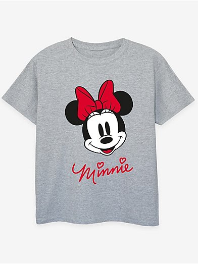 NW2 Mickey Mouse Football Head Kids Grey Printed T-Shirt, Kids