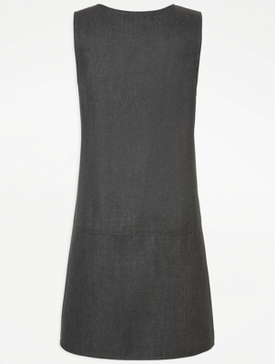 grey school pinafore age 13