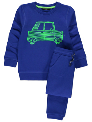 Car Sweatshirt and Joggers Set