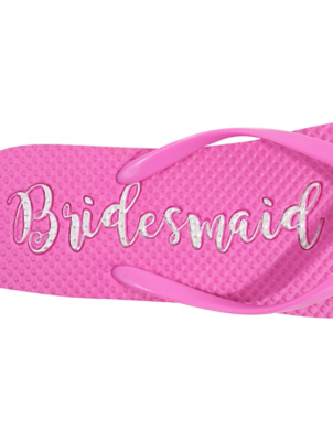 asda bridesmaid flip flops