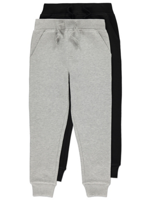 asda black jogging bottoms