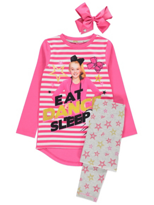 JoJo Siwa Pyjama And Bow Set | Kids | George