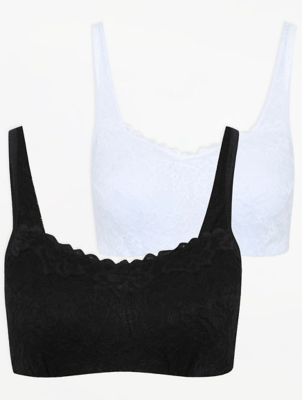 front fastening sports bra asda