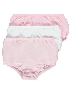 Pink Frilly Pants 3 Pack | Baby 