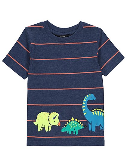 Striped Dinosaur T-shirt | Kids | George