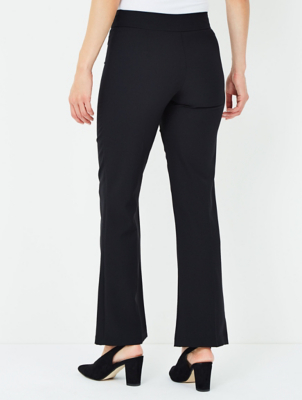 bootcut black trousers womens