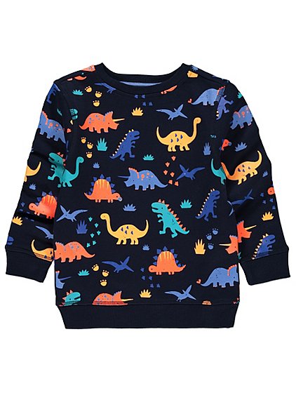 Neon Dinosaur Print Sweatshirt | Kids | George