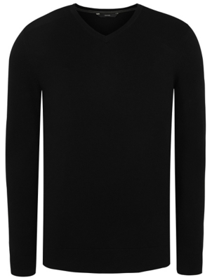 asda mens black jumper