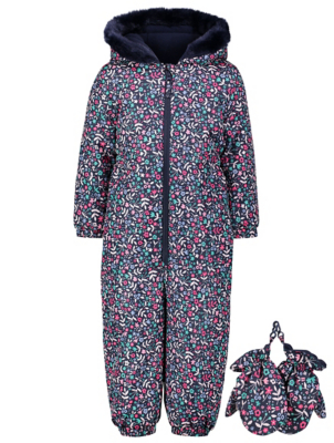 snowsuit with mittens
