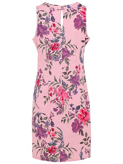 Floral Print Linen-Blend Dress | Women | George