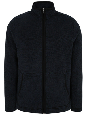 navy zip up fleece