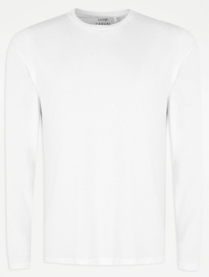 asda mens long sleeve t shirts