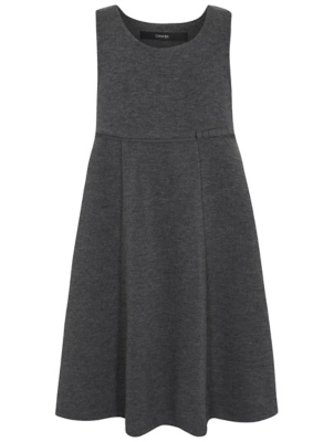 plus fit grey school pinafore