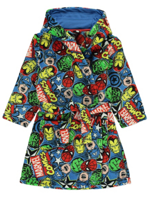 childrens marvel dressing gown