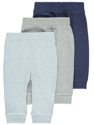 childrens navy blue jogging bottoms