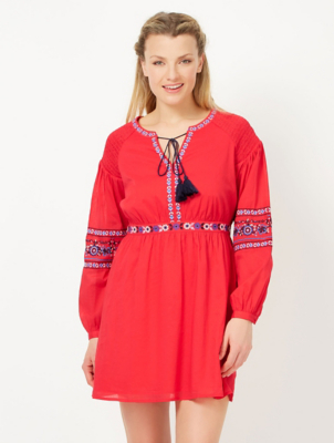 asda george red dress