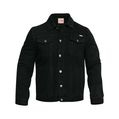 George D555 DukeLondon Trucker Denim Jacket - Black