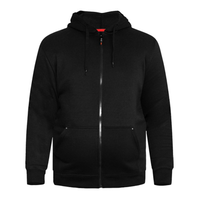 George D555 Duke Plus SizeRockford Kingsize Hoodie - Black