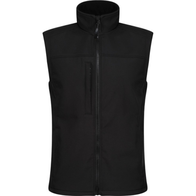 George Regatta Black Flux Softshell Bodywarmer