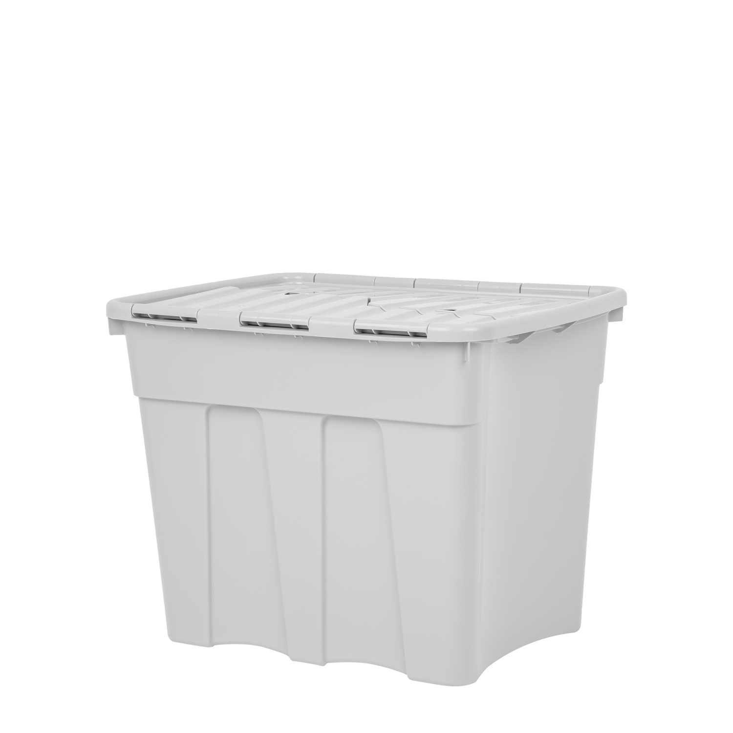 Wham 80 Litre Crocodile Box & Lid Set - Grey, Set of 2 - Image 2