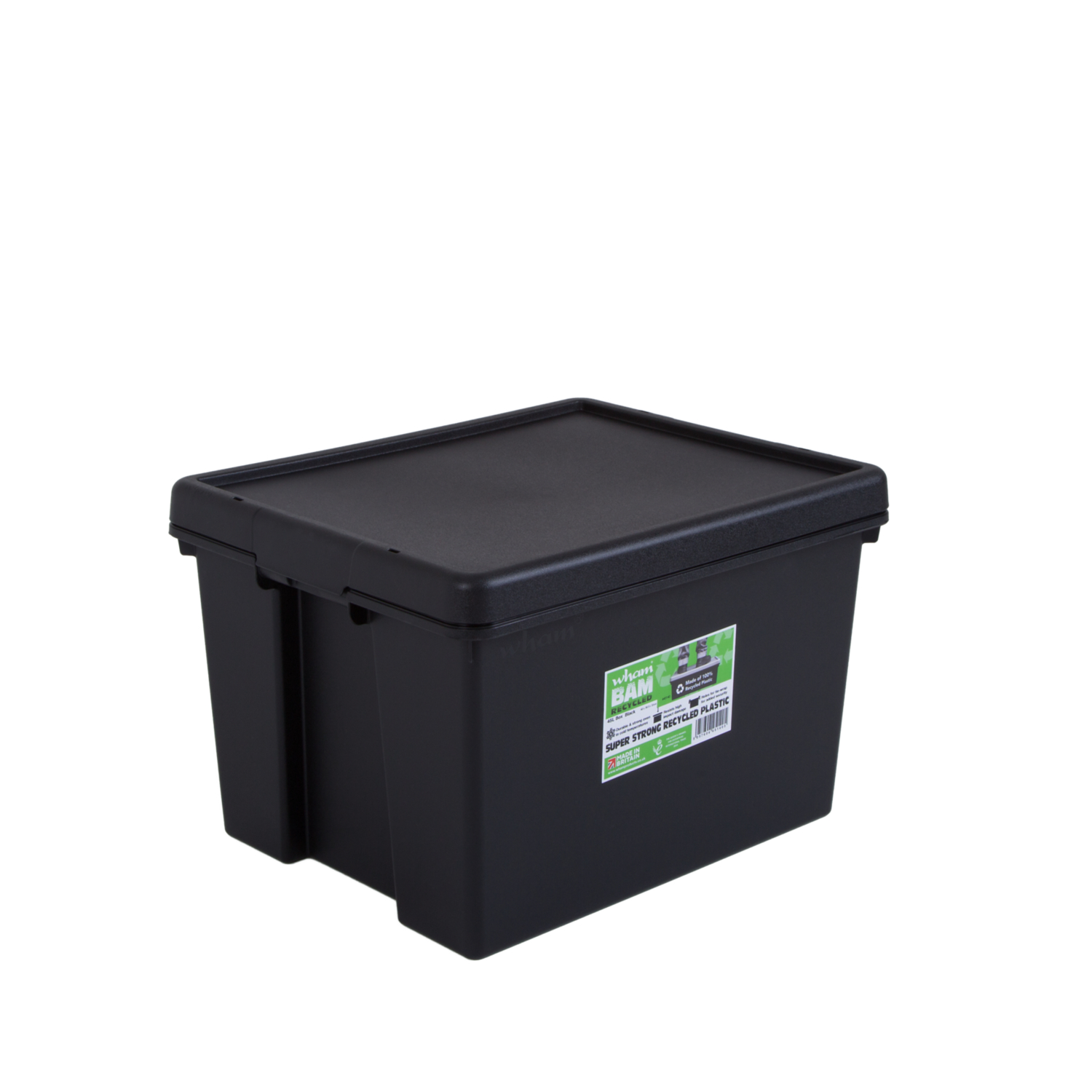 Wham Black Box And Lid - 45 Litres