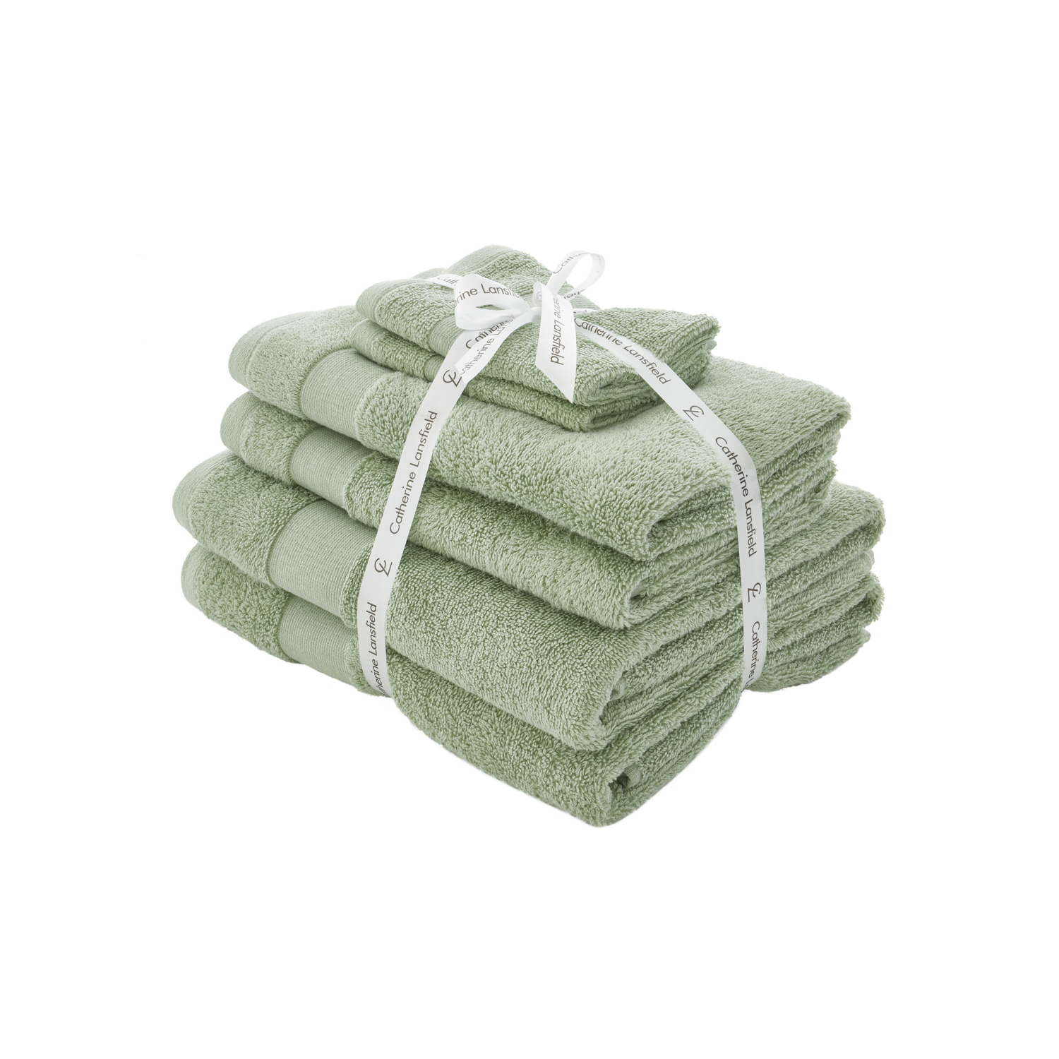 Catherine Lansfield Anti Bacterial 6 Piece Towel Bale - Image 3