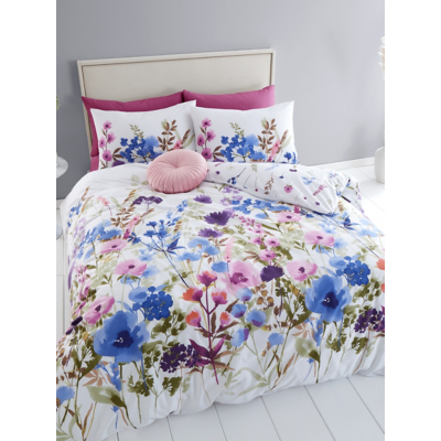 Cat White Catherine Lansfield Countryside Floral Duvet Set
