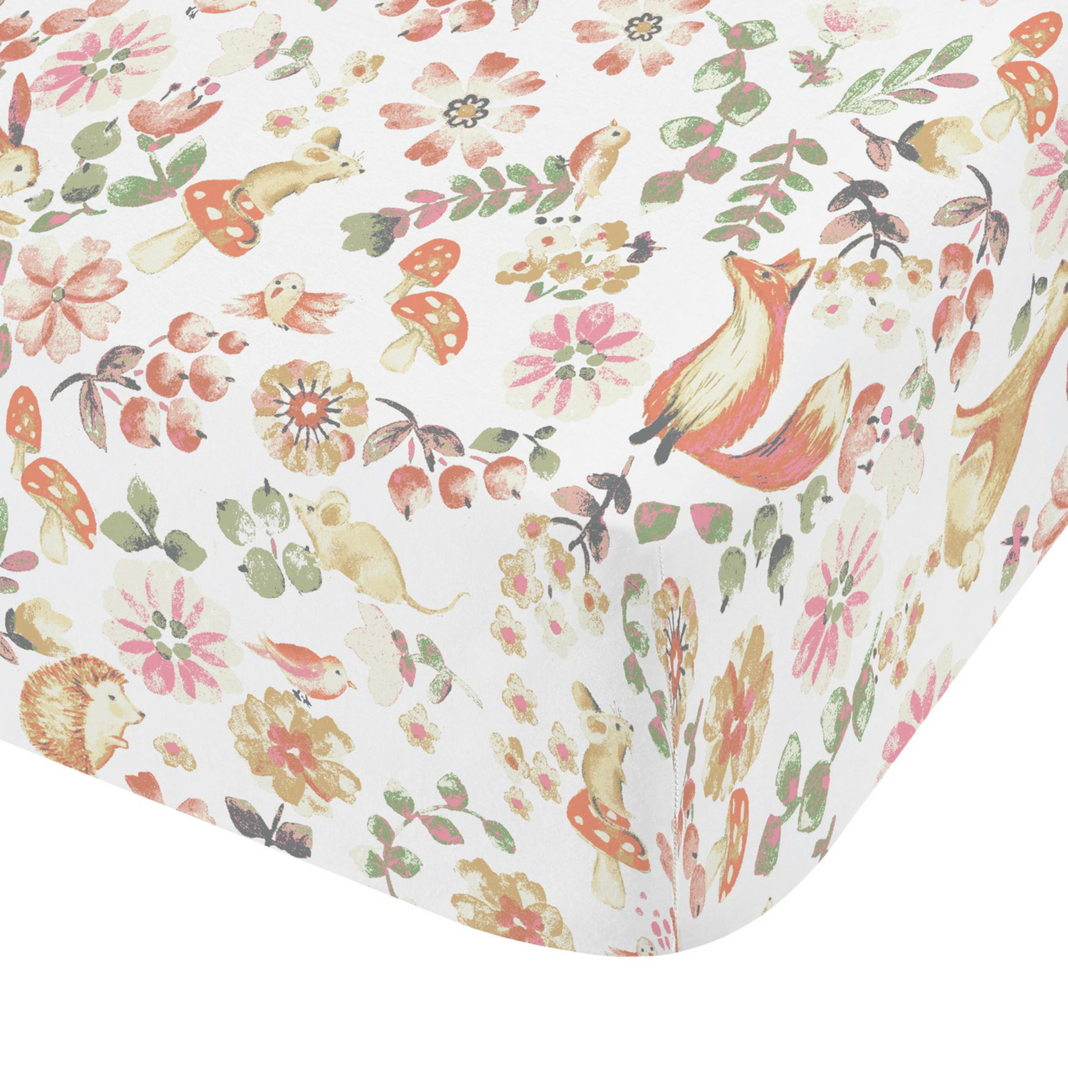 Cat Pink Catherine Lansfield Enchanted Butterfly Fitted Sheet