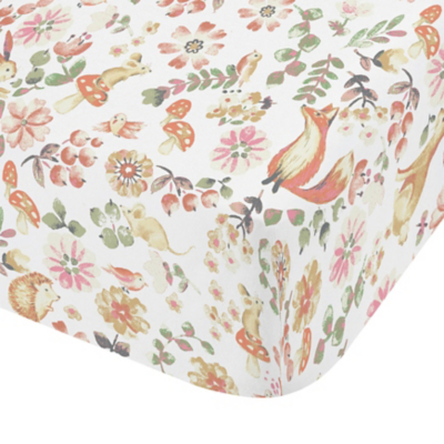 Catherine Lansfield 'Enchanted Butterfly' Fitted Sheet in Pink | Size: Double